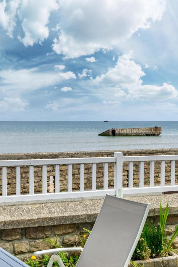 Appartement En Front De Mer Avec Terrasse Et Vue Mer Arromanches-les-Bains Exterior photo